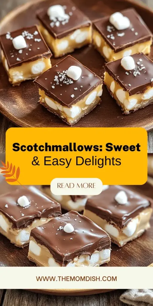 Indulge in the sweet world of Easy Scotchmallows, a delightful treat that combines chewy nougat, fluffy marshmallows, and rich chocolate. Perfect for snacking, gifting, or sharing at special occasions, these candies are simple to make and sure to impress everyone. With just a few ingredients and easy steps, you can create these irresistible confections at home. Click through to explore the recipe and start making your own Scotchmallows today!