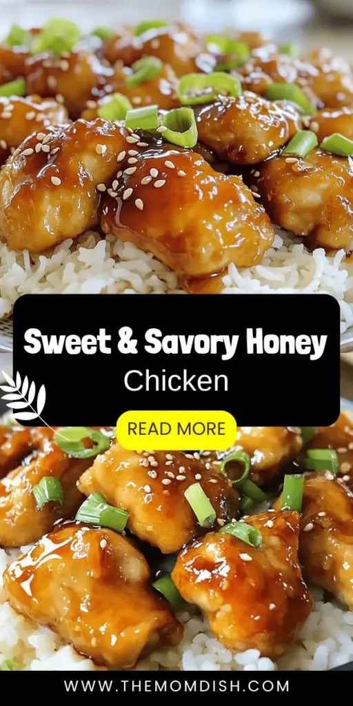 Dive into the delicious world of Sticky Honey Chicken with this easy and mouthwatering recipe! Perfect for busy weeknights or cozy dinners, this dish brings together tender chicken thighs and a sweet-savory honey-soy glaze that will please everyone at the table. Discover how to achieve restaurant-quality results with simple ingredients and straightforward steps. Click through to explore the full recipe and elevate your cooking tonight!