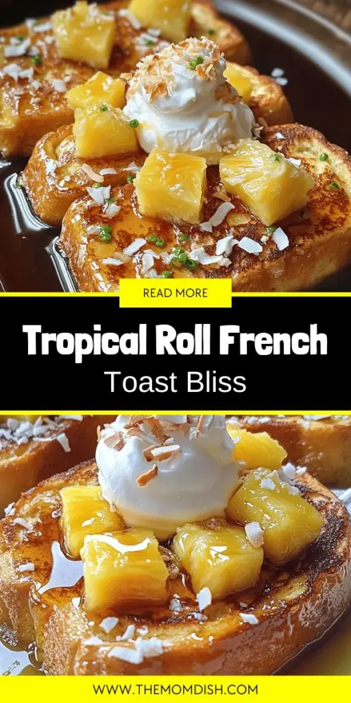 Start your day with a tropical twist by making Tropical Delight Hawaiian Roll French Toast! This easy and delicious recipe combines sweet Hawaiian rolls with a rich custard, creating a fluffy and flavorful breakfast that feels like a mini-vacation. Perfect for family brunches or special occasions, it promises to impress without any fuss. Click through to explore this delightful recipe and bring a taste of paradise to your morning routine!