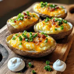 Premium Loaded Twice Baked Potatoes are a dish that combines the comforting texture of fluffy potatoes with a rich medley of toppings, making them a beloved staple in many households. This dish is not just a side meal; it can easily transition to the spotlight of any dinner table. In modern cooking, where the lines between casual and gourmet dining often blur, comfort food plays an essential role. It evokes nostalgia, warmth, and a sense of home, and loaded twice baked potatoes embody all these qualities.