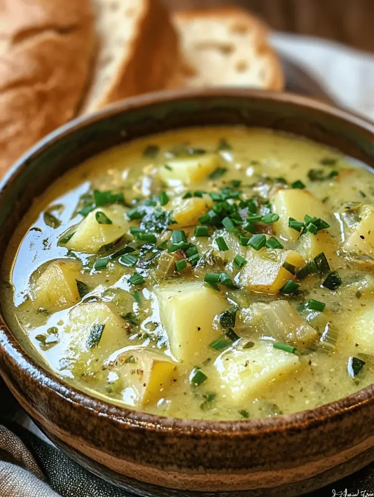 Creamy potato leek soup is one of those quintessential dishes that embodies warmth and comfort, making it a beloved staple in kitchens around the world. This rich, velvety soup is not only nourishing but also incredibly versatile, perfect for serving on chilly winter nights or as a light starter for a lovely spring dinner. The combination of tender leeks and creamy potatoes creates a harmonious blend of flavors and textures that can satisfy any palate.