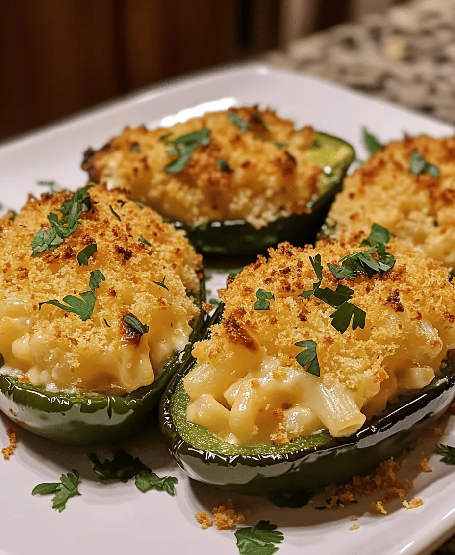 If you’re looking for a fun and delicious way to use up leftover mac 'n' cheese, then Leftover Mac 'n' Cheese Stuffed Jalapenos are your answer! This creative twist on a beloved comfort food combines the creamy, cheesy goodness of mac 'n' cheese with the spicy kick of jalapeños, resulting in a dish that's not only flavorful but also eye-catching. The crispy exterior and the creamy filling create a delightful contrast, making these stuffed jalapenos the perfect appetizer for any gathering or a tasty snack for yourself.