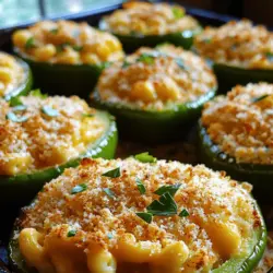 If you’re looking for a fun and delicious way to use up leftover mac 'n' cheese, then Leftover Mac 'n' Cheese Stuffed Jalapenos are your answer! This creative twist on a beloved comfort food combines the creamy, cheesy goodness of mac 'n' cheese with the spicy kick of jalapeños, resulting in a dish that's not only flavorful but also eye-catching. The crispy exterior and the creamy filling create a delightful contrast, making these stuffed jalapenos the perfect appetizer for any gathering or a tasty snack for yourself.