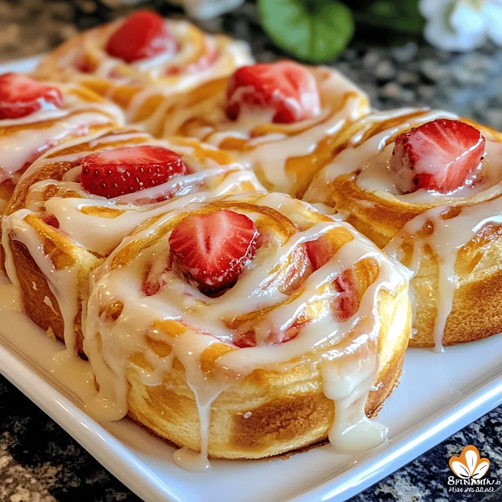 To craft the perfect Strawberry Cheesecake Sweet Rolls, it's essential to understand the role each ingredient plays. Let's break down the components that come together to create this delightful dessert.