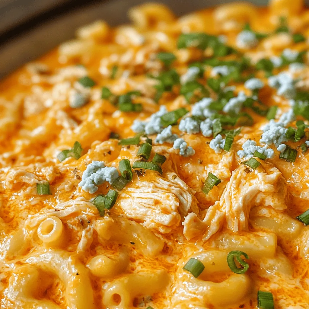 If you're searching for a dish that combines the irresistible comfort of creamy mac and cheese with the fiery kick of buffalo chicken, look no further than Spicy Buffalo Chicken Mac & Cheese. This delightful fusion has quickly become a favorite among food lovers, showcasing the best of both worlds in a single, hearty meal. The creamy, cheesy goodness of mac and cheese perfectly complements the bold flavors of buffalo chicken, resulting in a dish that's as comforting as it is exciting.