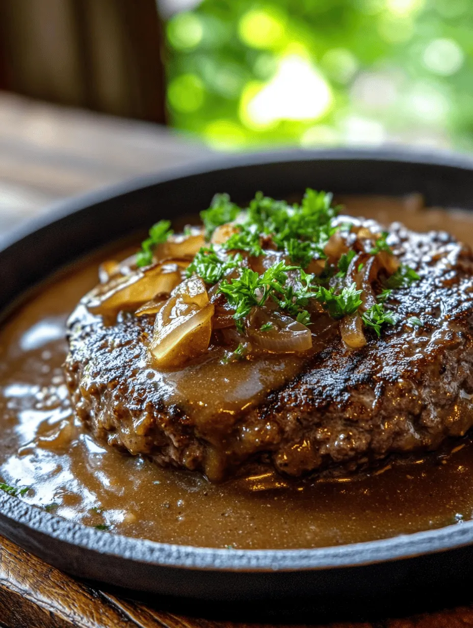 When it comes to crafting the perfect hamburger steak, the choice of ground beef is crucial. The fat content in the beef significantly influences the flavor, moisture, and texture of the patties. For this recipe, using ground beef with an 80% lean to 20% fat ratio is often recommended. This balance allows for a juicy patty that retains its flavor during cooking, ensuring a delightful eating experience. The fat not only contributes to the beef’s rich taste but also helps keep the patties from drying out, making each bite as satisfying as the last.