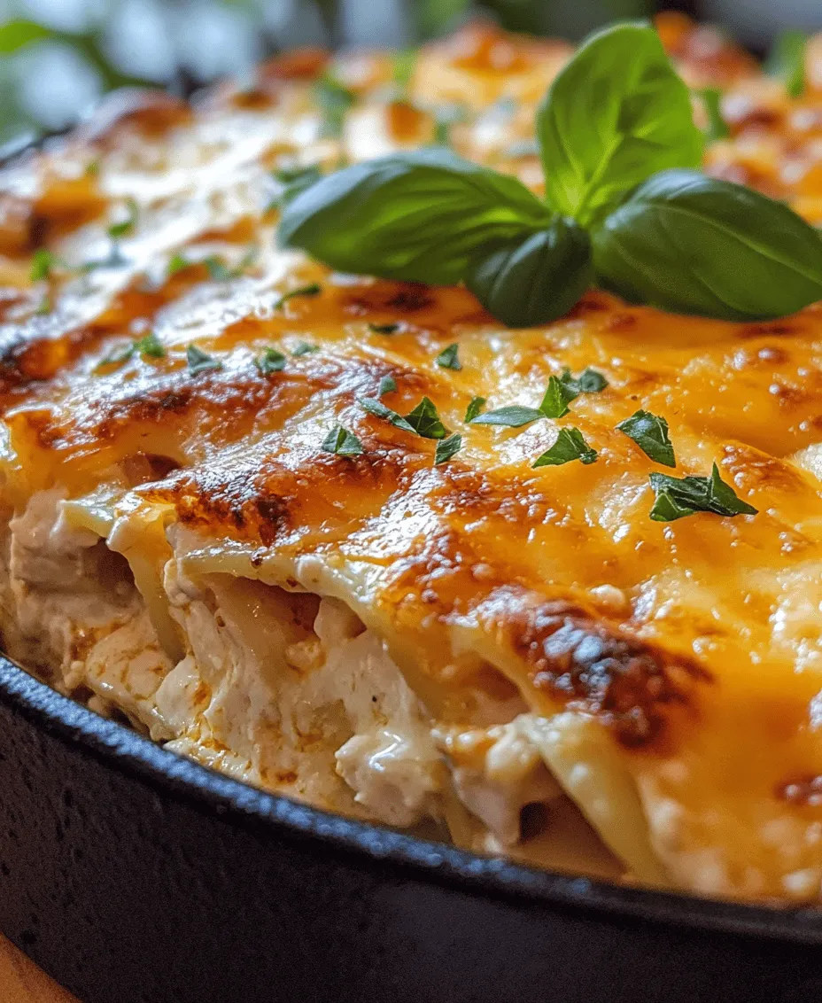 If you're in search of the ultimate comfort food that ticks all the boxes for flavor, texture, and satisfaction, look no further than Cheesy Chicken Delight Lasagna. This dish is a delightful twist on the traditional lasagna, swapping out the classic beef for tender, juicy chicken, and layering it with creamy cheeses, vibrant spinach, and rich marinara sauce. Whether you're hosting a family gathering, preparing a weeknight dinner, or craving a hearty meal, this lasagna is sure to impress.