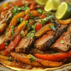 Steak fajitas are more than just a meal; they are an experience. This vibrant, sizzling dish has captured the hearts and taste buds of food lovers around the world. Originating from the rich tapestry of Mexican cuisine, steak fajitas are celebrated for their bold flavors, colorful presentation, and the exciting communal experience they offer. Whether served at a festive gathering or a cozy family dinner, steak fajitas bring people together, making every bite a moment worth savoring.