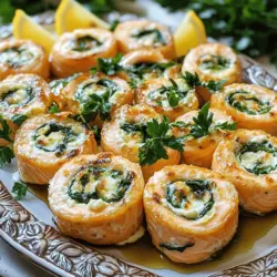 Discover the Delight of Stuffed Salmon Pinwheels