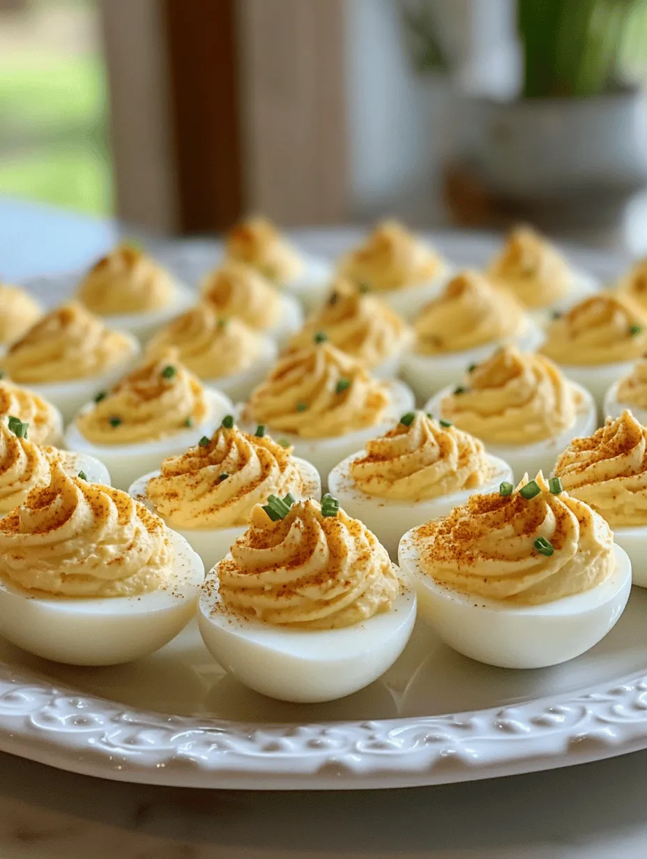 Deviled eggs are not just an appetizer; they are a culinary staple that has graced tables across the globe for generations. Their creamy texture, delightful flavors, and elegant presentation make them a go-to choice for various occasions, from casual picnics to sophisticated holiday gatherings. Whether you are hosting a family reunion, attending a potluck, or simply looking for a savory snack, deviled eggs have proven to be a crowd-pleaser.