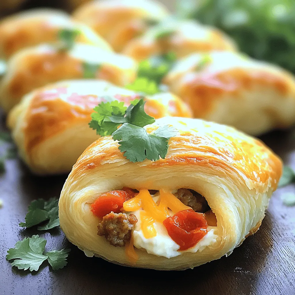 Savory Rotel Sausage & Cream Cheese Crescents: A Deliciously Easy Recipe for Any Occasion