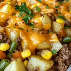 Hobo casserole is more than just a meal; it’s a dish steeped in memories and warmth, offering a comforting embrace on chilly evenings or busy weeknights. With its combination of hearty ingredients, hobo casserole stands as a simple yet satisfying solution for family gatherings and cozy dinners alike. Imagine a bubbling casserole dish filled with seasoned ground beef, colorful vegetables, and copious amounts of gooey cheese—this is the essence of the ultimate hobo casserole delight.