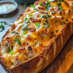 Stuffed bread recipes have become a beloved staple in homes and restaurants alike, offering an appealing combination of flavors and textures that please the palate. Among the vast array of stuffed bread options, Chicken Bacon Ranch Stuffed Bread stands out as a true crowd-pleaser. This dish marries the savory richness of tender chicken, crispy bacon, and zesty ranch dressing, all enveloped in a warm, crusty loaf of bread. It’s perfect for game day gatherings, family dinners, or a cozy night in.