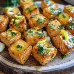 Savory Lemon Butter Salmon Bites Recipe