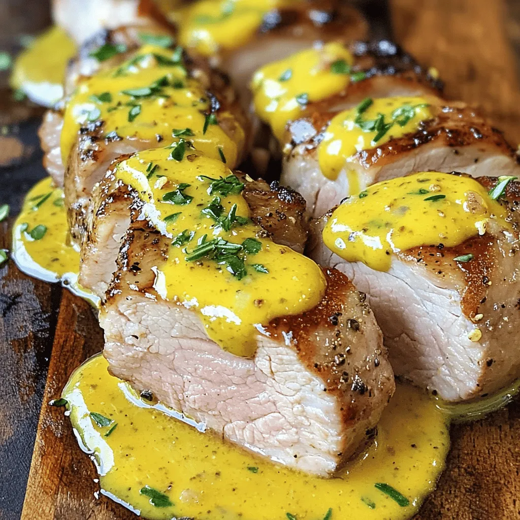 When it comes to creating a memorable meal, few dishes can match the elegance and flavor of a Savory Pork Tenderloin with Zesty Mustard Sauce. This recipe is designed to delight your taste buds while being simple enough for home cooks of any skill level. Pork tenderloin, known for its tenderness and mild flavor, serves as the perfect canvas for the tangy and creamy mustard sauce that accompanies it. Whether you're hosting a dinner party, celebrating a special occasion, or simply enjoying a family meal, this dish promises to impress and satisfy.