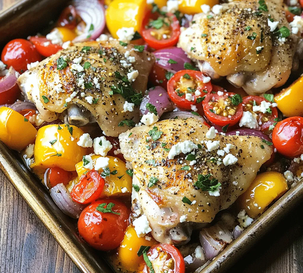 In today's fast-paced world, the hustle and bustle of daily life often leaves little room for preparing a wholesome and satisfying meal. Many people find themselves resorting to takeout or quick, unhealthy options that lack nutritional value. However, with the right recipe, cooking a delicious and healthy dinner can be both simple and enjoyable. Enter the Greek-Inspired Sheet Pan Chicken Recipe, a delightful dish that combines tender chicken thighs with vibrant vegetables and fragrant herbs, all roasted to perfection on a single sheet pan. This recipe not only saves you time but also brings the vibrant flavors of the Mediterranean right to your dinner table.