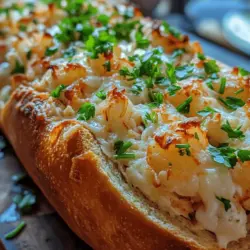 If you are a seafood lover, then the Storming Crab Seafood Bread is a must-try culinary adventure that brings the ocean's bounty right to your table. This delightful dish combines the rich flavors of crab and shrimp with the comforting texture of a freshly baked sourdough loaf. Imagine sinking your teeth into the warm, crusty exterior of the bread, only to discover a creamy, savory seafood filling that dances on your palate. Whether you are hosting a gathering, planning a festive party, or simply treating your family to a special dinner, this seafood bread is a versatile star that promises to impress with minimal effort.