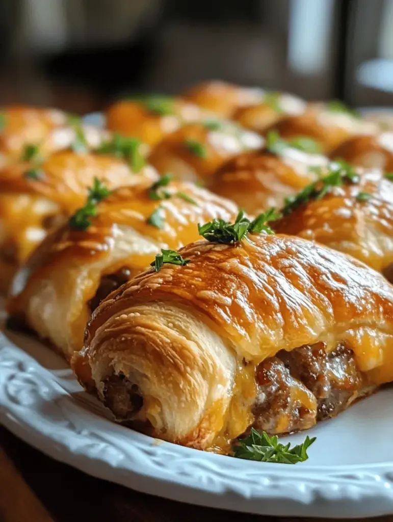 To create the perfect Savory Breakfast Sausage Crescent Rolls, you’ll need a handful of key ingredients that work harmoniously together to deliver a satisfying breakfast experience.