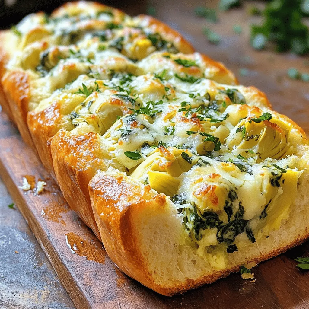 Stuffed bread recipes have taken the culinary world by storm, captivating food enthusiasts with their enticing combination of flavors and textures. From savory to sweet, these versatile dishes offer an array of delicious options that are perfect for any occasion. Among the myriad of stuffed bread variations, the Spinach & Artichoke Stuffed Bread stands out as a particularly delightful appetizer. This dish combines the rich, creamy goodness of artichokes and spinach with the comforting embrace of warm bread, making it an ideal choice for gatherings, parties, or even a cozy night in.