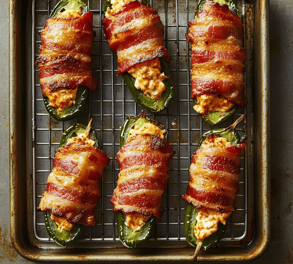 Fiery Bacon-Wrapped Jalapeño Poppers are more than just appetizers; they are a culinary experience that combines the heat of fresh jalapeños, the creaminess of cheese, and the satisfying crunch of crispy bacon. These poppers have gained immense popularity at gatherings, parties, and barbecues due to their irresistible flavor profile and simple preparation. Whether you are hosting a game day event, a backyard barbecue, or simply craving a spicy snack, this recipe is designed to impress and satisfy.