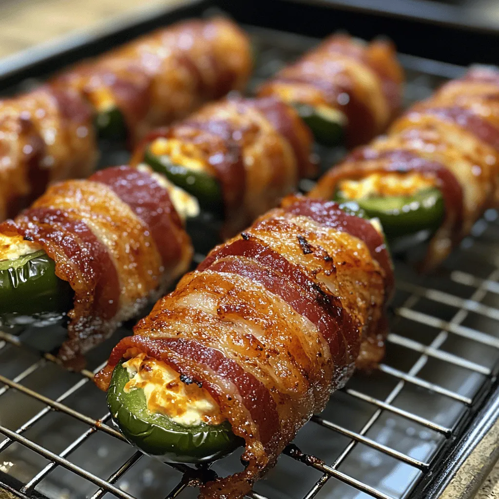 Fiery Bacon-Wrapped Jalapeño Poppers are more than just appetizers; they are a culinary experience that combines the heat of fresh jalapeños, the creaminess of cheese, and the satisfying crunch of crispy bacon. These poppers have gained immense popularity at gatherings, parties, and barbecues due to their irresistible flavor profile and simple preparation. Whether you are hosting a game day event, a backyard barbecue, or simply craving a spicy snack, this recipe is designed to impress and satisfy.