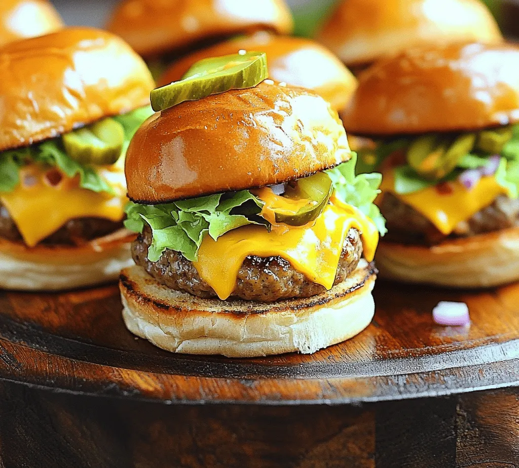 In recent years, sliders have surged in popularity as a versatile and crowd-pleasing food option. These bite-sized burgers are perfect for gatherings, parties, or even a cozy family meal. Their small size allows for easy customization, making them an ideal choice for those who enjoy experimenting with flavors without committing to a full-sized burger. Among the myriad of slider recipes, the Mini Big Mac Cheeseburgers stand out as a fun and delicious twist on the beloved classic.