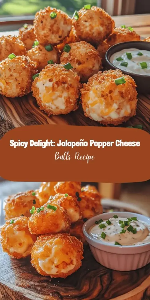 Bring the party to life with these irresistible Jalapeño Popper Cheese Balls! A perfect blend of creamy cheeses and spicy jalapeños, these bite-sized delights are easy to make and sure to impress your guests. Ideal for game days, holidays, or any gathering, you can customize them for everyone’s taste. Follow our step-by-step guide for a crowd-pleasing appetizer that combines crispy exteriors with rich, cheesy interiors. You won’t want to miss out! #JalapenoPopper #Appetizers #PartyFood #SnackIdeas #CheeseBalls #EasyRecipes #SpicySnacks