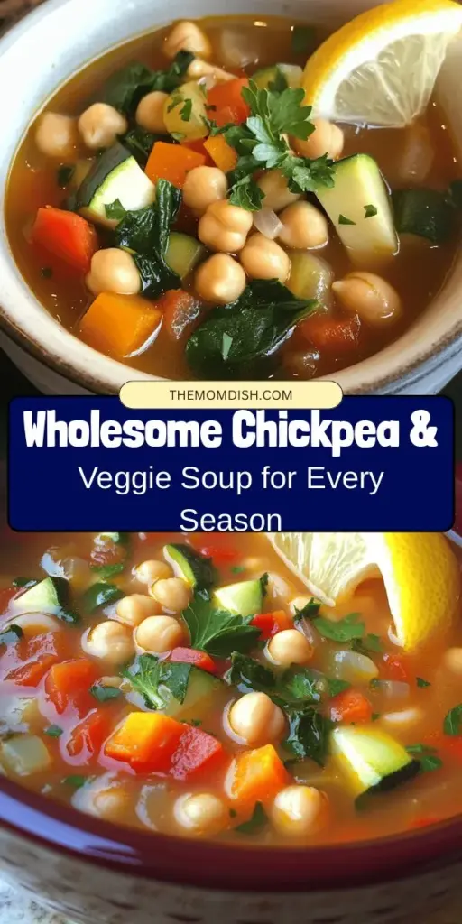 Warm up with a bowl of Chickpea & Veggie Delight Soup with Ditalini, a delicious and nourishing vegan recipe perfect for all seasons! This hearty dish combines protein-packed chickpeas, colorful vegetables, and ditalini pasta for a satisfying meal. Quick to prepare and rich in flavor, it’s ideal for busy days or cozy evenings. Customize it to your taste for a delightful feast. Try it today! #VeganSoup #Chickpeas #HealthyEating #PlantBased #ComfortFood #SoupSeason #RecipeInspiration