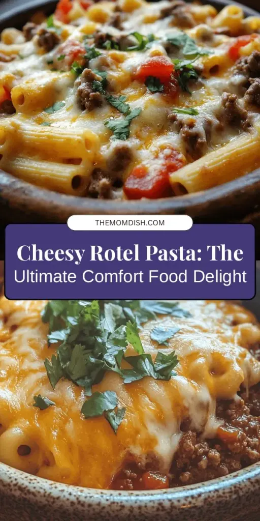 Discover the ultimate comfort food with this Deliciously Cheesy Rotel Pasta with Ground Beef! Perfect for busy weeknights, this creamy and hearty dish combines savory ground beef, RoTel diced tomatoes, and a melty cheese blend for a satisfying meal that everyone will love. Customize the spice levels to your preference and even make it vegetarian with ease. Dive into a bowl of warm, cheesy goodness! #ComfortFood #PastaRecipes #CheesyPasta #GroundBeef #DinnerIdeas #FamilyMeals