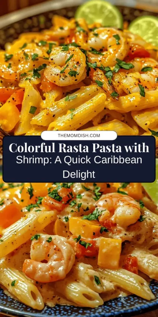 Discover the vibrant flavors of Rasta Pasta with Shrimp, a delicious fusion of Caribbean and Italian cuisine! This easy-to-make dish combines colorful bell peppers, creamy coconut milk, and succulent shrimp for a meal that’s ready in under 30 minutes. Perfect for busy weeknights or gatherings, Rasta Pasta promises a delightful experience for your taste buds. Dive into this tropical-inspired recipe and bring the taste of the Caribbean to your kitchen! #RastaPasta #ShrimpRecipes #CaribbeanCuisine #QuickMeals #PastaLovers #DeliciousDinners