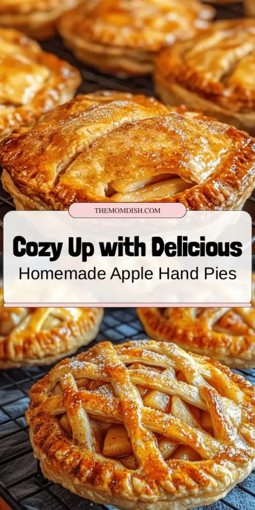 Warm up your kitchen this fall with delightful homemade apple hand pies! These cozy treats combine a flaky, golden-brown crust with a sweet, spiced apple filling, perfect for any occasion. Enjoy them fresh from the oven or at room temperature—ideal for snacks or desserts. Dive into our step-by-step guide and make memories with your loved ones while baking this nostalgic delight! #AppleHandPies #FallBaking #HomemadeTreats #ComfortFood #BakingLove #PieCrust #CozyVibes