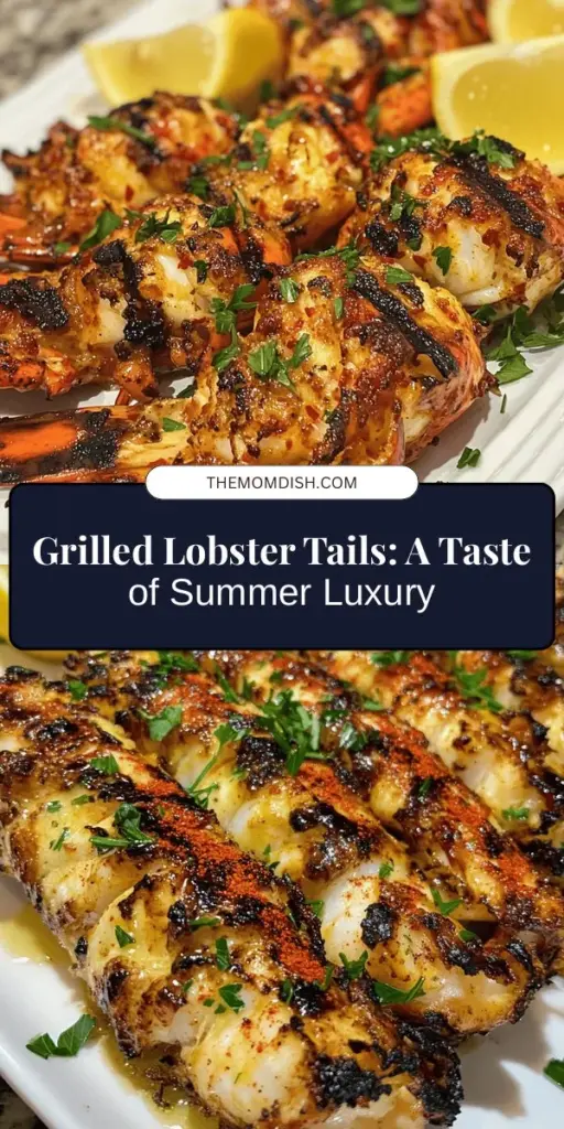 Indulge in a luxurious summer treat with butterflied grilled lobster tails! This gourmet dish combines fresh seafood with rich, smoky flavors, perfect for barbecues and special occasions. Learn how to choose, prepare, and grill lobster tails to create a memorable dining experience. Enhance the savory taste with a delicious marinade, and don't forget the sides! Elevate your culinary journey with this unforgettable seafood delight. #GrilledLobster #SeafoodLovers #SummerBBQ #CookingAtHome #GourmetRecipes #LobsterTail #FoodieFun