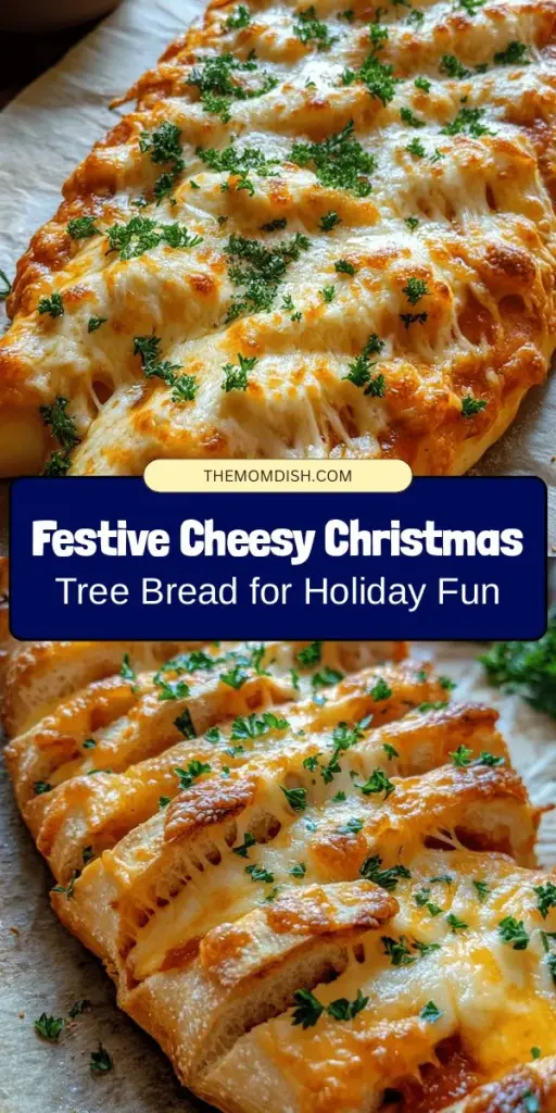 Get into the festive spirit with this Cheesy Christmas Tree Bread! Perfect for gatherings, this fun and delicious bread features gooey mozzarella and Parmesan wrapped in a whimsical tree shape. Easy to make, it's a great way to engage friends and family in holiday cooking. Serve it warm with marinara sauce for a delightful treat that will impress everyone. Add this centerpiece to your holiday table for a memorable touch! #CheesyChristmasTreeBread #HolidayBaking #ChristmasRecipes #FestiveFood #YummyBreads