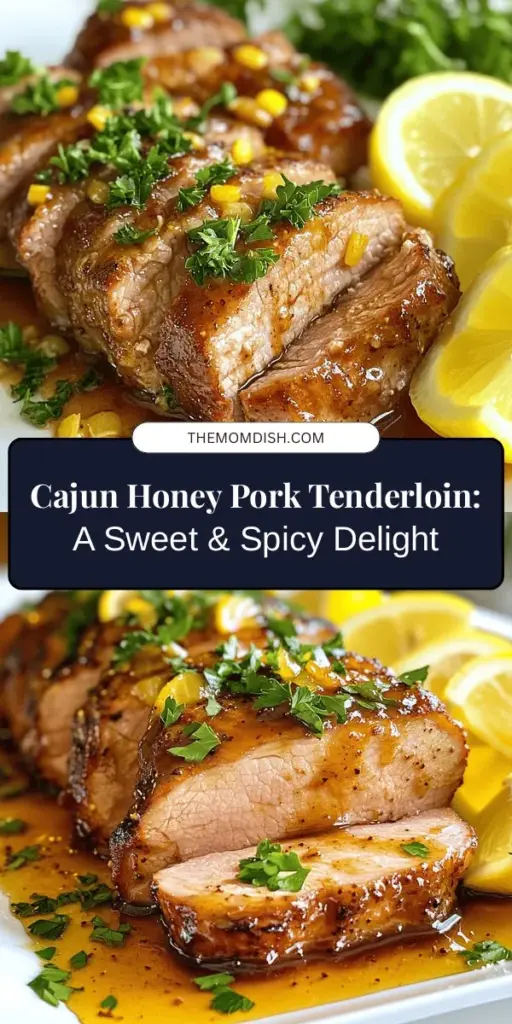 Savor the bold flavors of Louisiana with Cajun Honey Pork Tenderloin! This incredibly delicious dish combines zesty Cajun spices with the natural sweetness of honey for a mouthwatering experience. Perfect for any occasion, it's a surefire way to impress your guests or elevate your weeknight meals. Discover the step-by-step guide to making this tender, flavorful masterpiece and explore pairing options for a complete meal! #CajunCooking #PorkTenderloin #Foodie #DinnerInspo #HoneyGlazed #SpicySweet #HomeCooking #FlavorfulRecipes