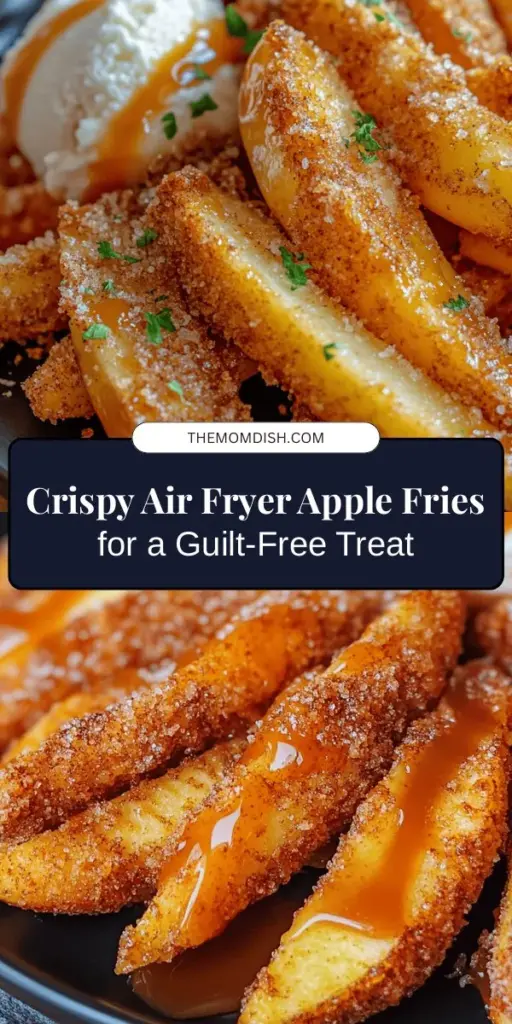 Discover the joy of crispy air fryer apple fries, a delightful snack or dessert that's both healthy and easy to make! These delicious apple fries offer a perfect balance of sweetness and crunch, making them ideal for any occasion. With common ingredients like apples, panko breadcrumbs, and a hint of cinnamon and brown sugar, you can whip up a guilt-free treat that's sure to please everyone. Perfect for dipping too! #AppleFries #AirFryerRecipes #HealthySnacks #DessertIdeas #CrispyTreats