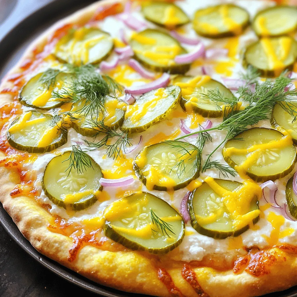 Pickle pizza is a fun dish that mixes pizza with pickles. This unique pizza recipe has become a viral food trend. People love its tangy flavor and crunchy texture. It's not just a dish; it's an experience. You bite into warm cheese, then crunch on a pickle slice. It’s a taste that surprises many.