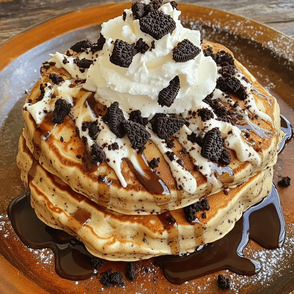 The best Oreo pancakes recipe combines simple ingredients with a fun twist. You need a few key items to get started. First, gather 1 cup of all-purpose flour. Next, you will need 2 tablespoons of sugar and 2 teaspoons of baking powder. A pinch of salt, about 1/2 teaspoon, adds flavor.