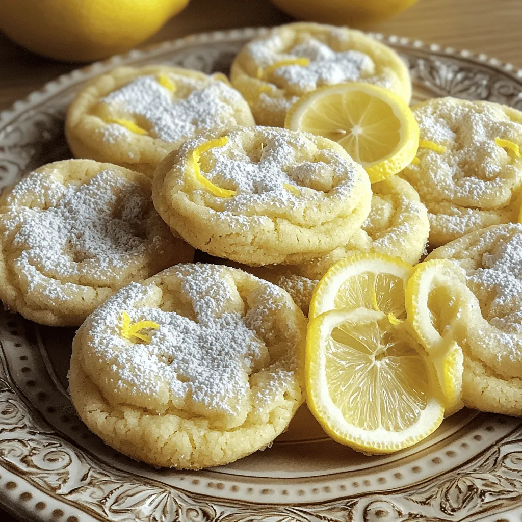 Lemon bar cookies are vibrant and zesty treats that combine the best of cookies and lemon bars. They have a crisp edge and a soft, chewy center. The unique blend of tart lemon and sweet sugar sets them apart from regular cookies.