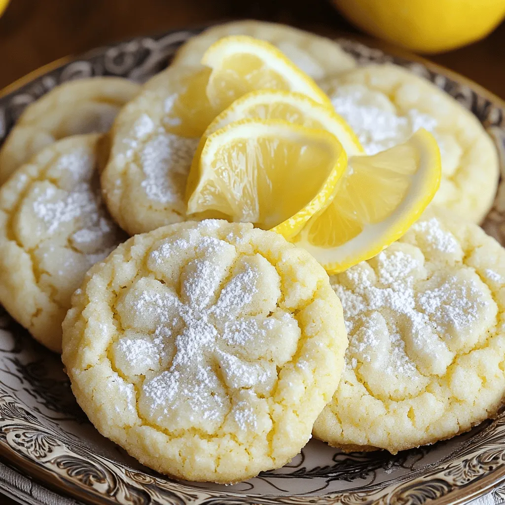 Lemon bar cookies are vibrant and zesty treats that combine the best of cookies and lemon bars. They have a crisp edge and a soft, chewy center. The unique blend of tart lemon and sweet sugar sets them apart from regular cookies.