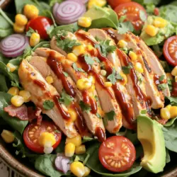 BBQ Chicken Salad Tasty and Nutritious Meal Idea