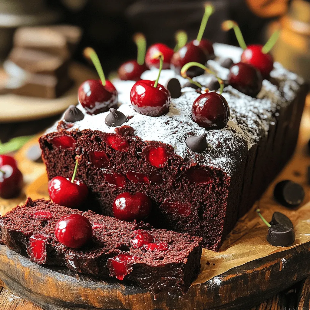 To make a great chocolate cherry loaf, you need a few key ingredients. Each one plays a big role in the taste and texture of the loaf.