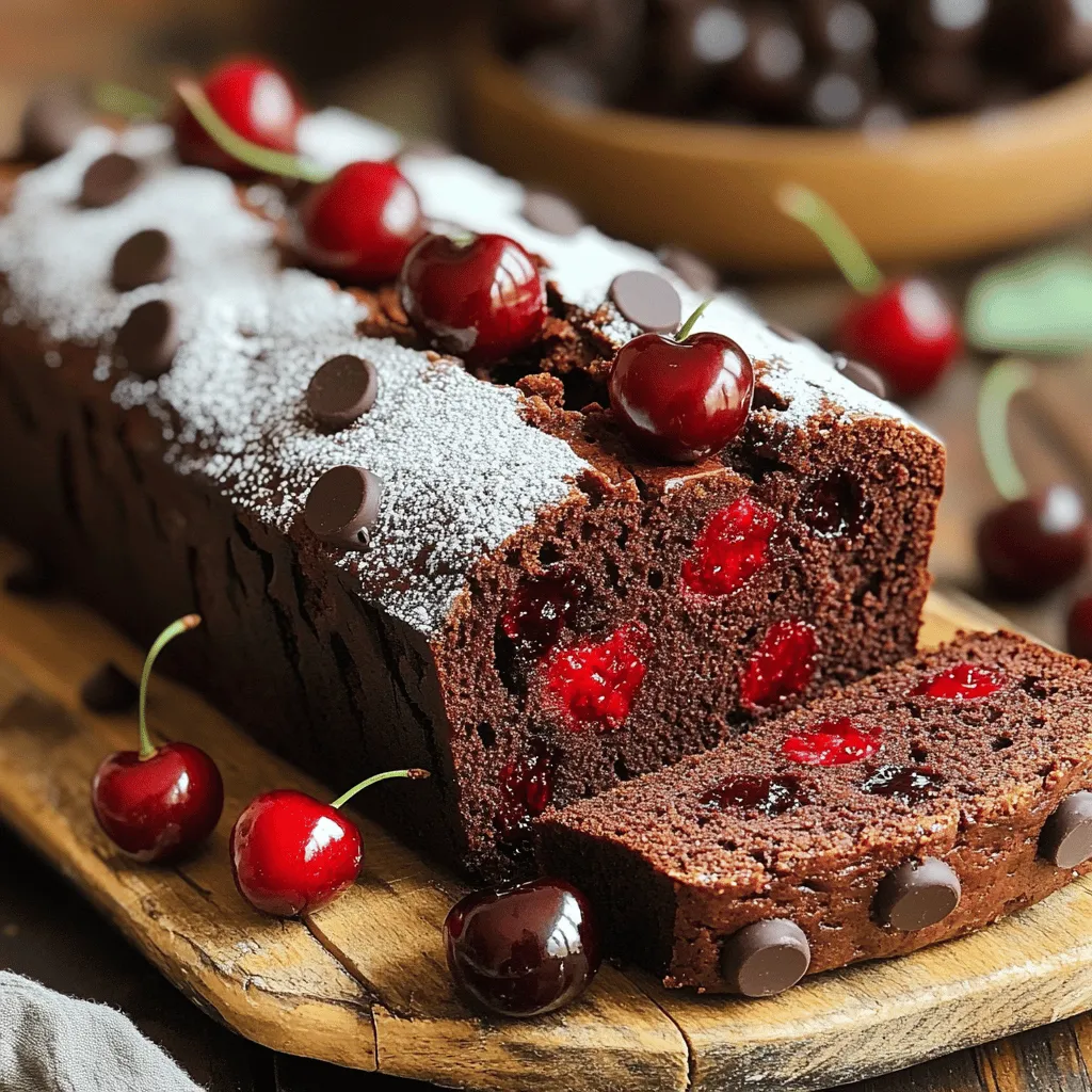 To make a great chocolate cherry loaf, you need a few key ingredients. Each one plays a big role in the taste and texture of the loaf.