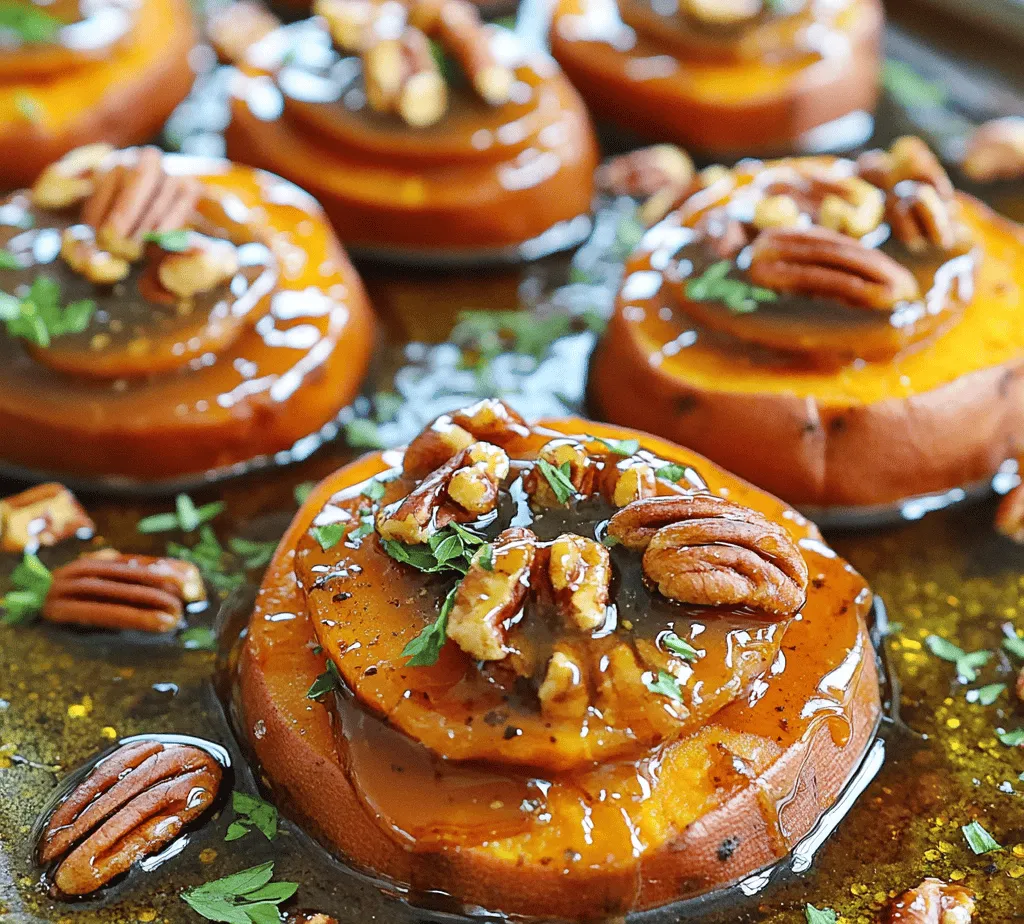 Fondant sweet potatoes with bourbon pecan glaze is a dish that combines comfort and indulgence in every mouthful. This recipe transforms humble sweet potatoes into a gourmet side dish that dazzles the palate and impresses at any gathering. With a beautiful caramelized exterior and a tender, buttery interior, these sweet potatoes are elevated by a rich bourbon pecan glaze that adds a luxurious depth of flavor. Whether you're preparing a festive holiday meal or simply looking to elevate your weekly dinner, this dish promises to capture hearts and taste buds alike.