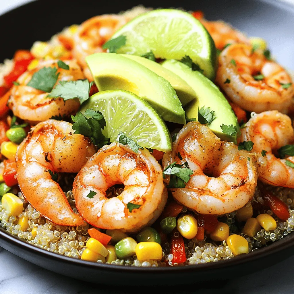 To make a great chipotle lime shrimp bowl, you need fresh shrimp. I recommend using large shrimp, about 1 pound. They cook quickly and stay juicy. You also need chipotle in adobo sauce. This adds a smoky, spicy flavor. Olive oil helps to keep the shrimp moist while cooking.