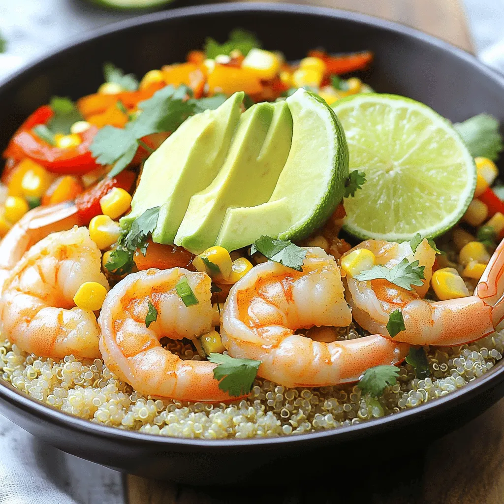 To make a great chipotle lime shrimp bowl, you need fresh shrimp. I recommend using large shrimp, about 1 pound. They cook quickly and stay juicy. You also need chipotle in adobo sauce. This adds a smoky, spicy flavor. Olive oil helps to keep the shrimp moist while cooking.