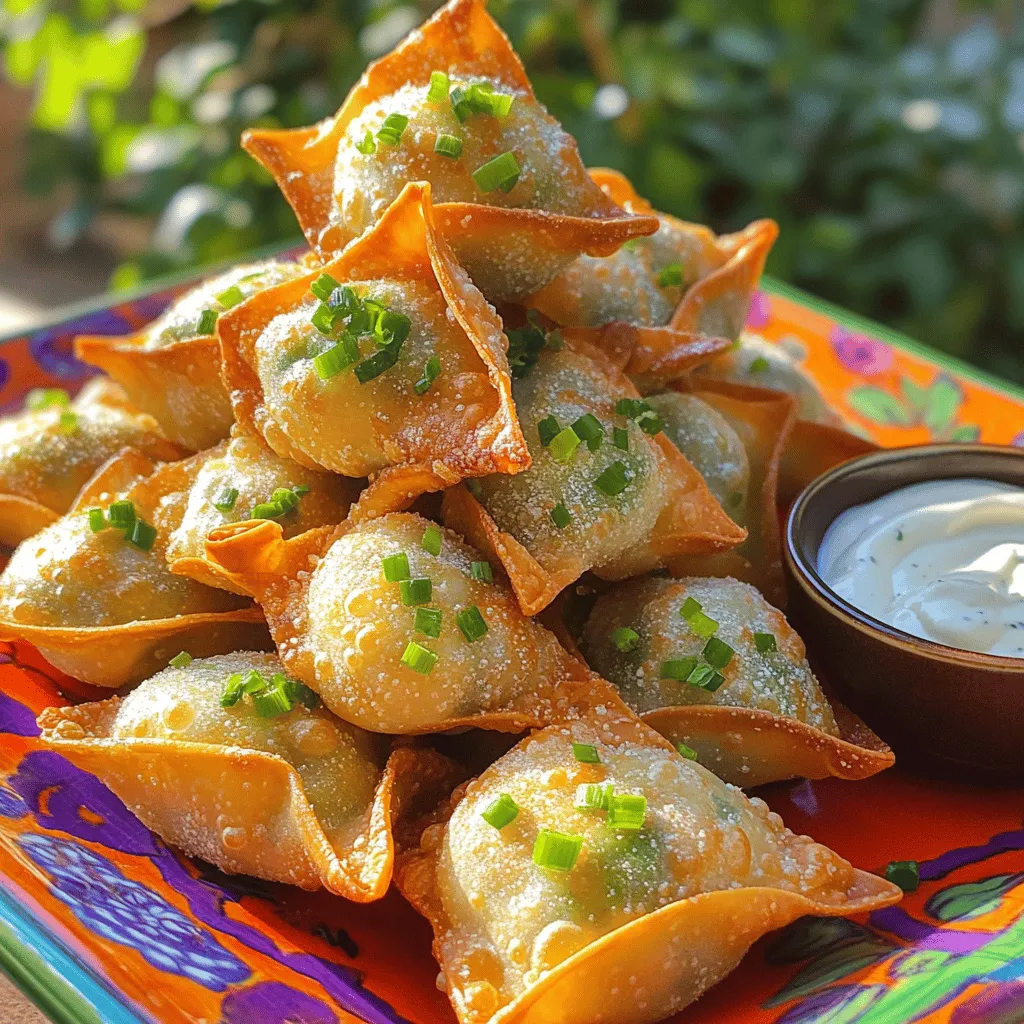 Jalapeno popper wontons are a fun twist on the classic jalapeno popper. They use wonton wrappers instead of a whole pepper. This change makes them easy to eat and great for parties. You can find these in many homes, especially during game days.