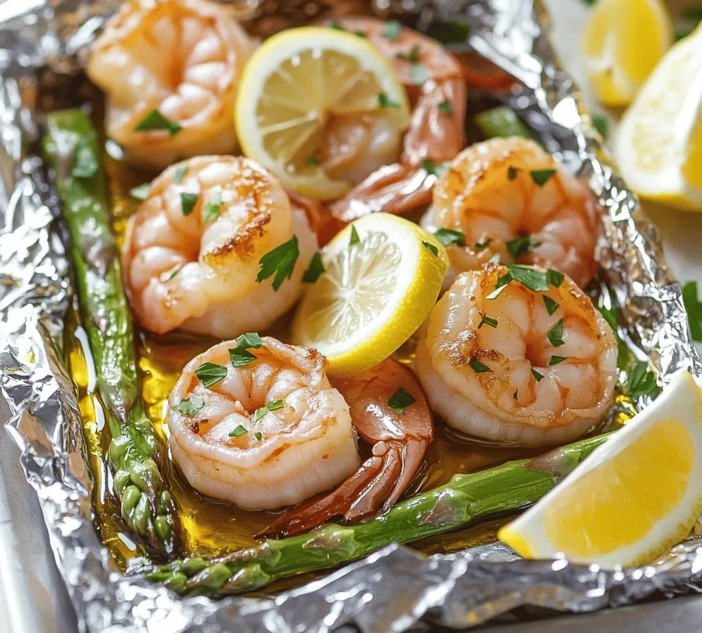 In today's fast-paced world, finding the time and energy to prepare healthy meals can often feel like a daunting task. The Baked Shrimp and Asparagus Foil Packs offer a delightful solution to this dilemma, combining convenience, flavor, and nutritional value in one easy-to-make dish. This recipe stands out not only for its delicious taste but also for its versatility and suitability for various dietary preferences. Foil pack meals have gained immense popularity due to their simplicity and the minimal cleanup they require, making them an ideal choice for busy weeknights or leisurely weekends alike.