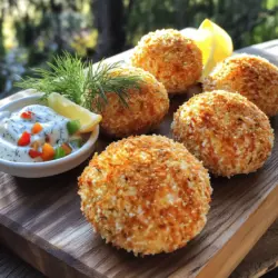 Salmon croquettes are tasty little patties made from salmon. They often mix salmon with breadcrumbs, eggs, and spices. People love them for their crunch and rich flavor. You can serve them as a main dish or a snack. The best part? They are simple to make at home.