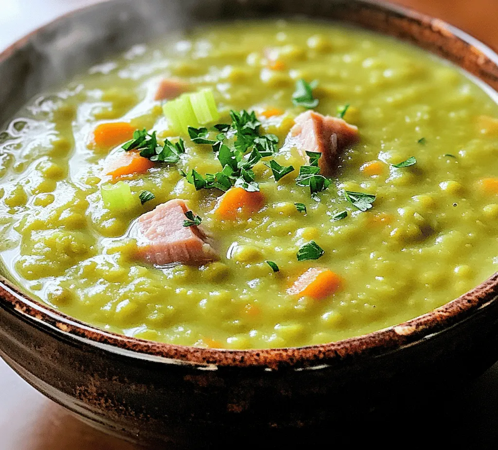 As the temperature drops and the days grow shorter, the allure of a steaming bowl of soup becomes irresistible. One dish that perfectly embodies the essence of comfort food is Rustic Split Pea and Ham Soup. This hearty soup, rich in flavor and nutrients, has been a staple in many households, especially during the colder months. The combination of tender split peas and savory diced ham creates a satisfying meal that warms both body and soul.