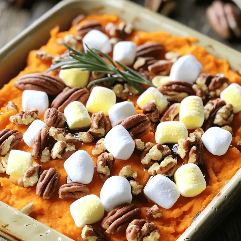 Sweet potato and maple pecan casserole is a delightful dish that perfectly embodies the essence of comfort food. With its warm, inviting flavors and creamy texture, this casserole has become a beloved staple in many households, especially during the fall and winter seasons. The combination of naturally sweet sweet potatoes, rich maple syrup, and crunchy pecans creates a harmonious blend of flavors and textures that is hard to resist.